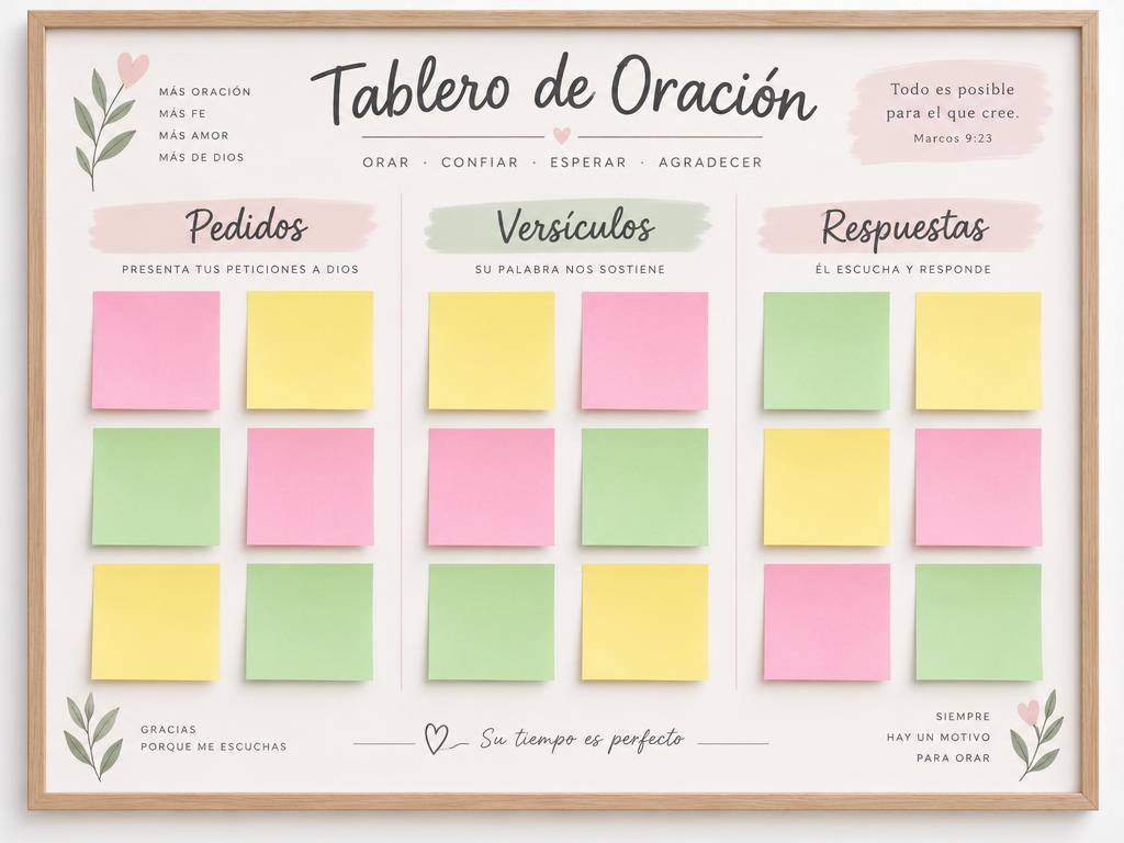 ¡Ora de forma específica y estratégica con el Tablero de Oración Estratégico (PDF imprimible)!